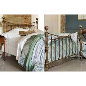 Polished Brass Bed