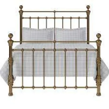 Polished Brass Bed