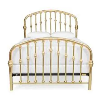 Polished Brass Bed
