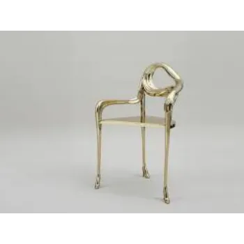 Polished Brass Chair