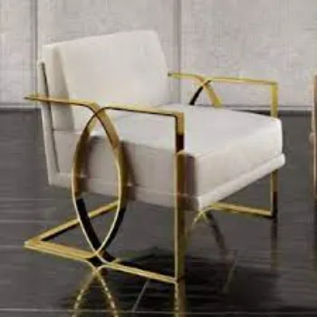 Easy To Place Brass Chair