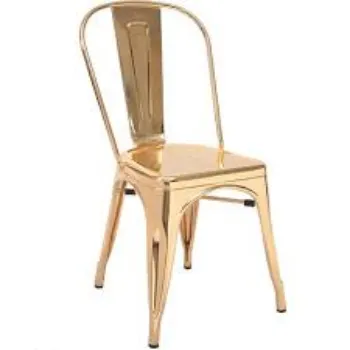 Polished Brass Chair