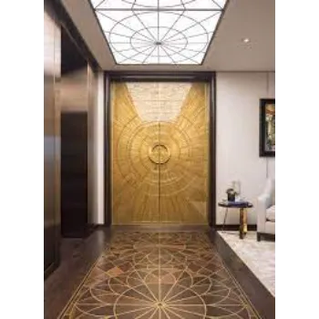 Golden Brass Door