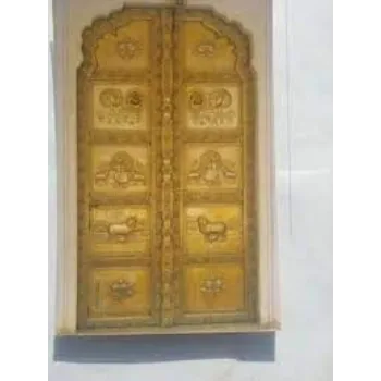 Golden Brass Door