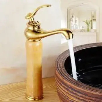 Polished, Brass Faucet