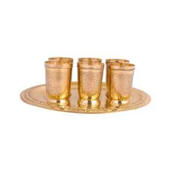 Light Weight Brass Glass