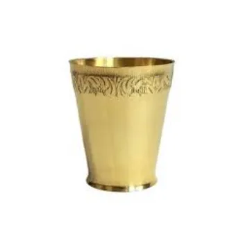 Fine Finished Brass Glass