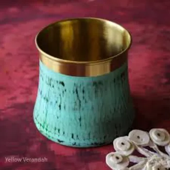 Fancy Brass Glass