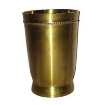 Stylish Brass Glass