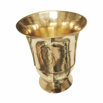 Solid Brass Glass  