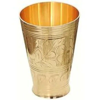 Attractive Pattern Brass Glass