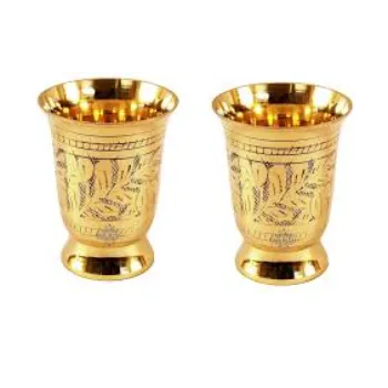 Gorgeous Brass Glass