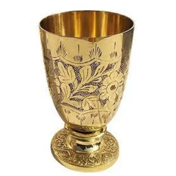 Attractive Look Brass Glass