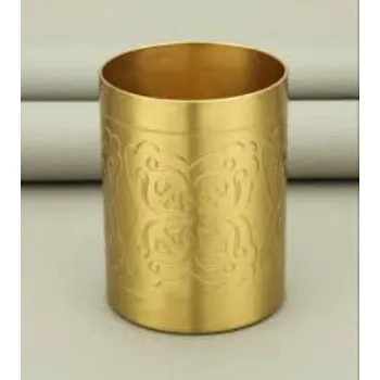 Brass Glass Golden  Color