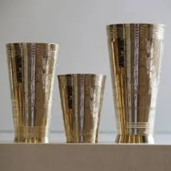 TORA CREATIONS Brass Glass