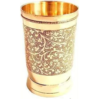 Brass Glass Golden Color