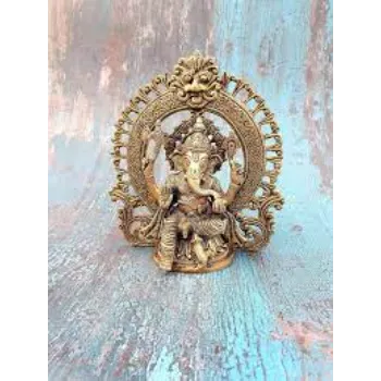 Brass Ganesh God Statue