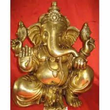  Ganesha Brass God Statue