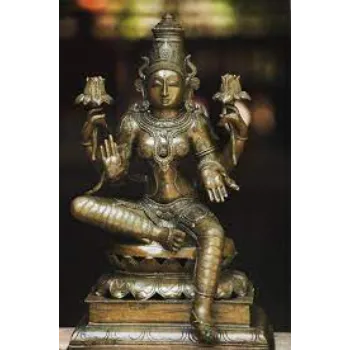 Goddess Lakshmi Bronze Statue