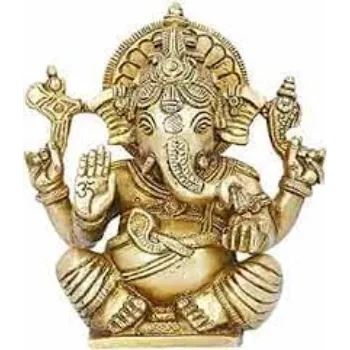  Brass Ganesh God Statue