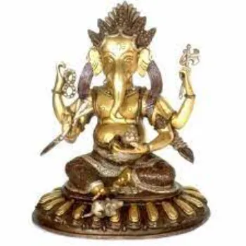  Brass Ganesh God Statue