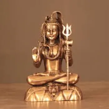  Brass Shiva God Statue