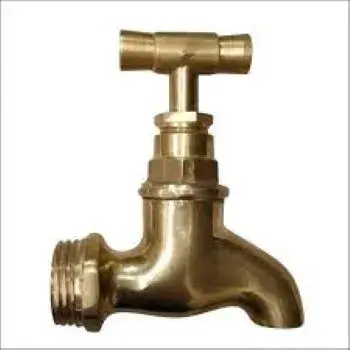 Golden, Brass Hose Bibcock
