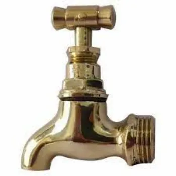Brass Hose Bibcock Golden Color