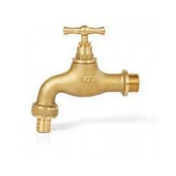 Brass Hose Bibcock  Golden Color 