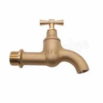 Brass Hose Bibcock Golden Color 