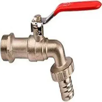 Polished, Brass Hose Bibcock