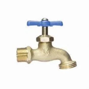 Brass Hose Bibcock  Golden Color 