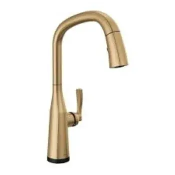 Polished, Brass Kitchen Faucet