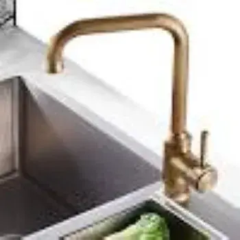 Brass Kitchen Faucet