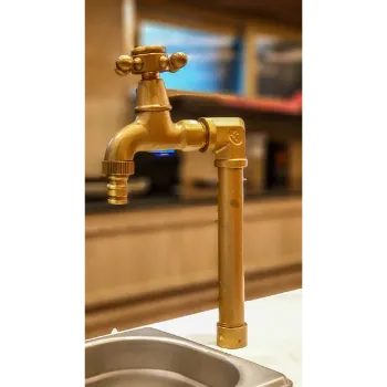 Brass Water Taps  Golden Color 