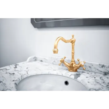 Brass Pillar Cock Golden Color 