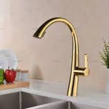 Brass Kitchen Faucet