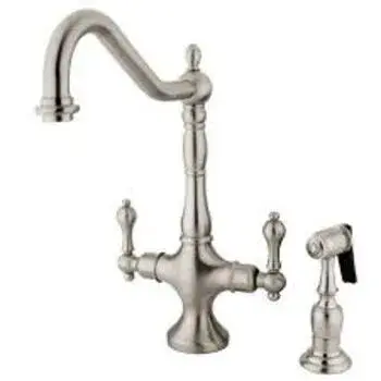 Polished, Brass Kitchen Faucet