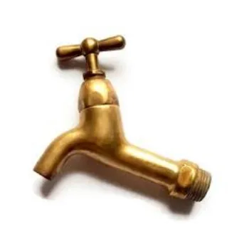 Brass Pillar Cock Golden Color 