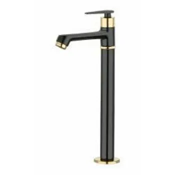 Brass Pillar Cock Black  Color 