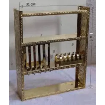 Polished Brass Rack