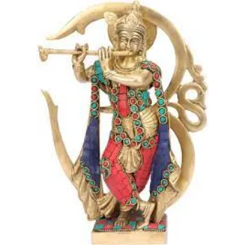  Brass Krishna Statue