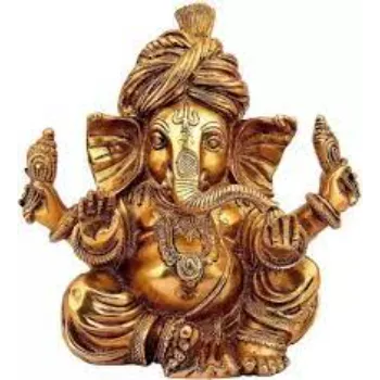  Brass Ganesh Statue
