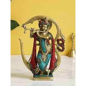  Brass Krishna Statue