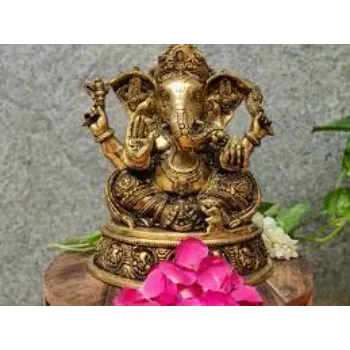  Brass Ganesh Statue