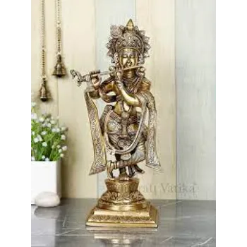  Brass Krishna Statue