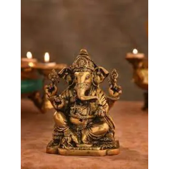  Brass Ganesh Statue