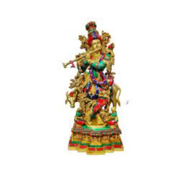  Brass Krishna Statue