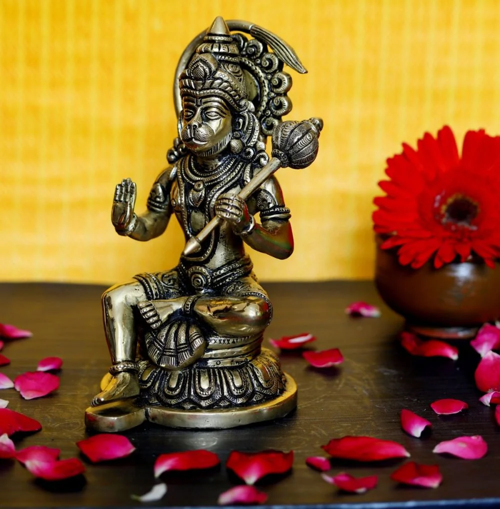 Hanuman Brass Statue