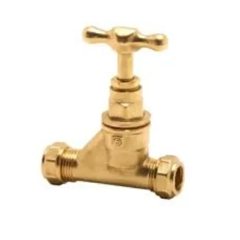Brass Stopcock Golden Color 